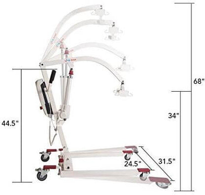 Electric Patient Lifter is a tool to help lift stroke patients - LifeAid